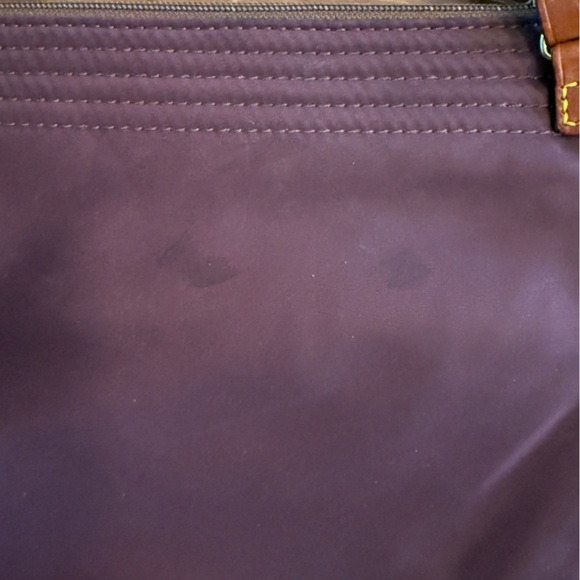 Dooney & Bourke Plum Crossbody with leather trim - Picture 5 of 8